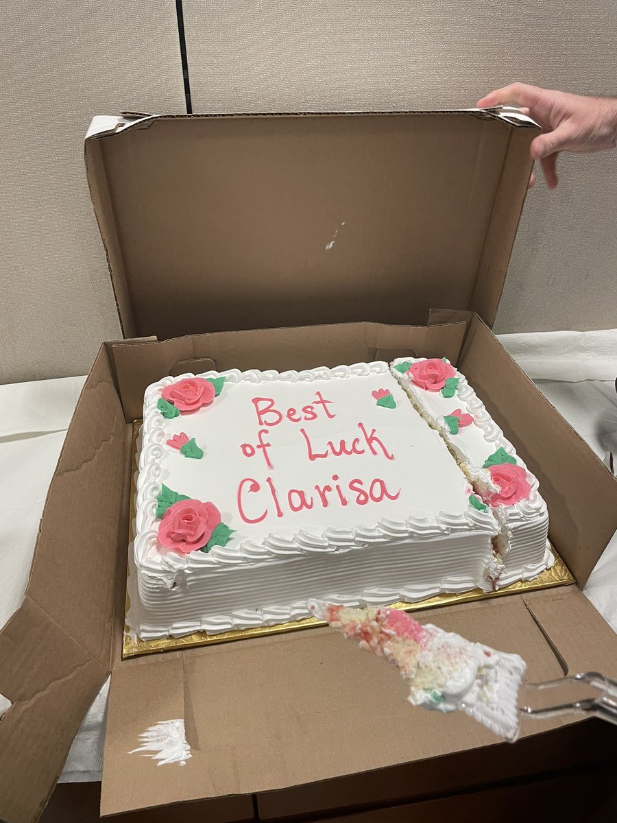 We will miss you, Clarisa! Thank you for your 18 years of dedication to the Allen! 💛