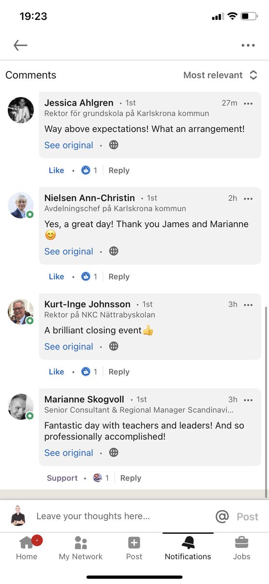 ChallengeLearn's tweet photo. Thank you to all of the staff who joined @JamesNottinghm & @marskogvoll today for the #Karlskrona celebration event! Itโs been a pleasure to work with all of the schools over the last 3 years & the feedback has been wonderful ๐ฅฐ #challenginglearningprocess #edutwitter https://t.co/dGoo6LXjSO