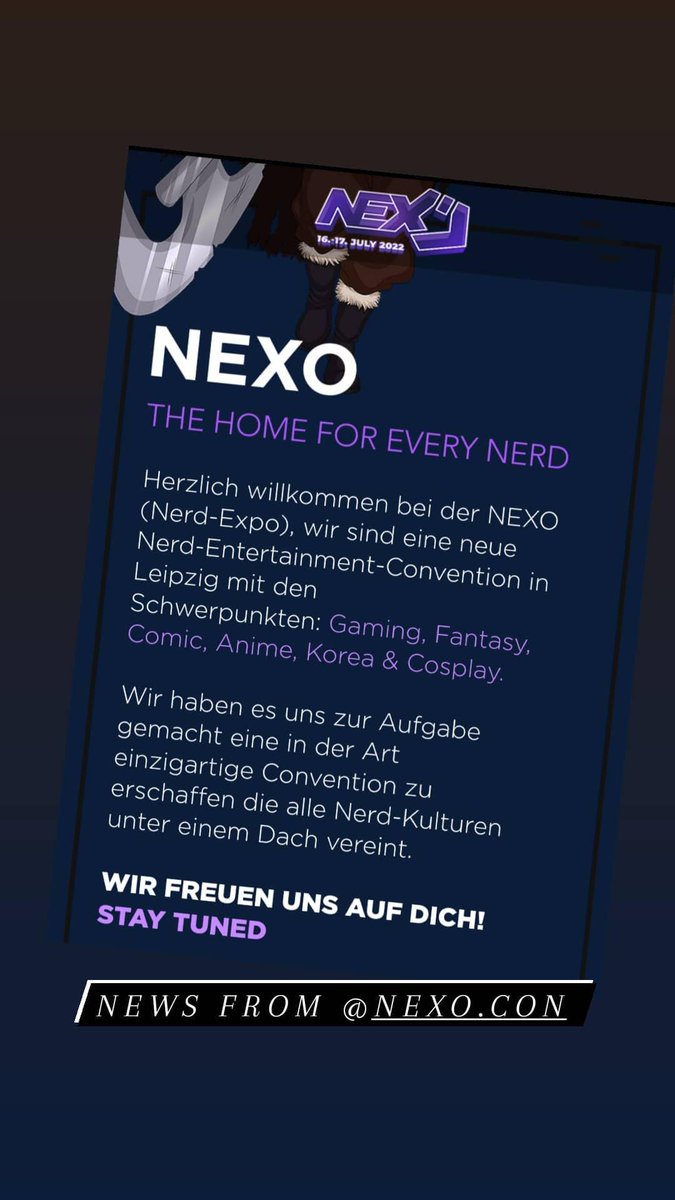_lunatic_wolf_'s tweet photo. I will be there, who will join?
#con #nexocon #hyped #leipzig https://t.co/qFzKGc1AMf
