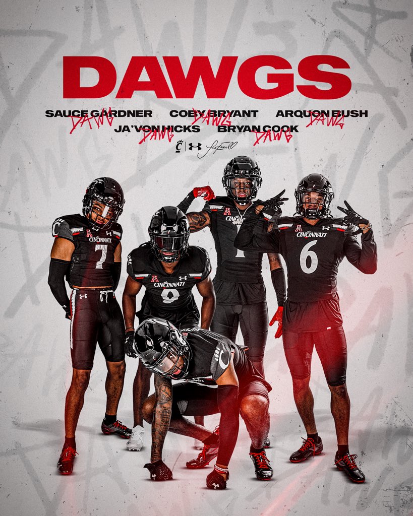 Cincinnati Football (@gobearcatsfb) on Twitter photo Have you seen this secondary⁉️👀
<a href="/iamSauceGardner/">SAUCE GARDNER</a>… DAWG.
@CBryant2_… DAWG.
<a href="/ArquonB/">UNKN9WN</a>… DAWG.
<a href="/DreamOnce2/">Ja'Von HicksPorn Xxx🍂</a>… DAWG.
<a href="/AYO__COOK/">B. Cook</a>… DAWG.
#Bearcats Have you seen this secondary⁉️👀
<a href="/iamSauceGardner/">SAUCE GARDNER</a>… DAWG.
@CBryant2_… DAWG.
<a href="/ArquonB/">UNKN9WN</a>… DAWG.
<a href="/DreamOnce2/">Ja'Von HicksPorn Xxx🍂</a>… DAWG.
<a href="/AYO__COOK/">B. Cook</a>… DAWG.
#Bearcats