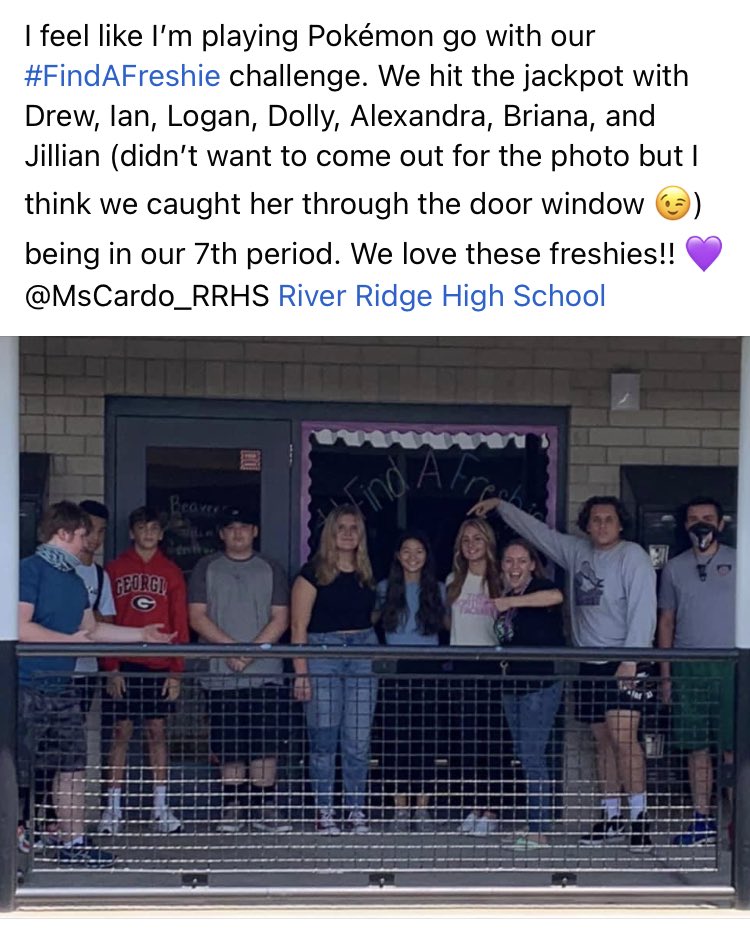 Ms. Cardo (@mscardo_rrhs) on Twitter photo Wow!!! Mrs. Beavers is rocking the introductions! Welcome to the Ridge new Royals. Come see me for a prize. #findafreshie <a href="/rrhsknights/">River Ridge Knights</a> <a href="/RoyalZetch/">Dr. Zetzsche</a> Wow!!! Mrs. Beavers is rocking the introductions! Welcome to the Ridge new Royals. Come see me for a prize. #findafreshie <a href="/rrhsknights/">River Ridge Knights</a> <a href="/RoyalZetch/">Dr. Zetzsche</a>