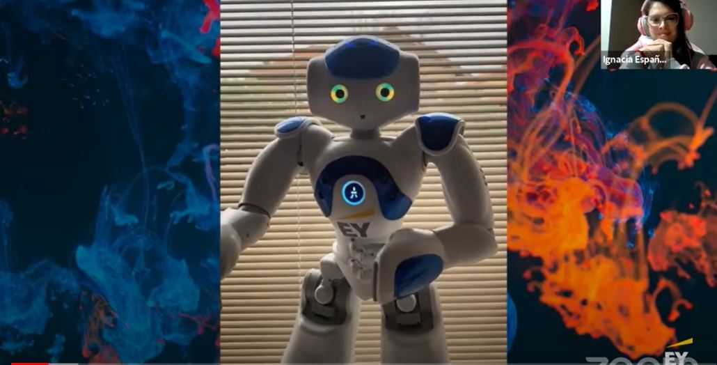 EYChile's tweet image. Mira la repetición de nuestra Master Class &quot;4ta revolución industrial&quot;, realizada en #RoboticFest. La sesión contó con más de 35 alumnos y la presencia de Alan, nuestro robot EY. Revívela acá 🔗 spr.ly/6016yqI46

@fpaisdigital