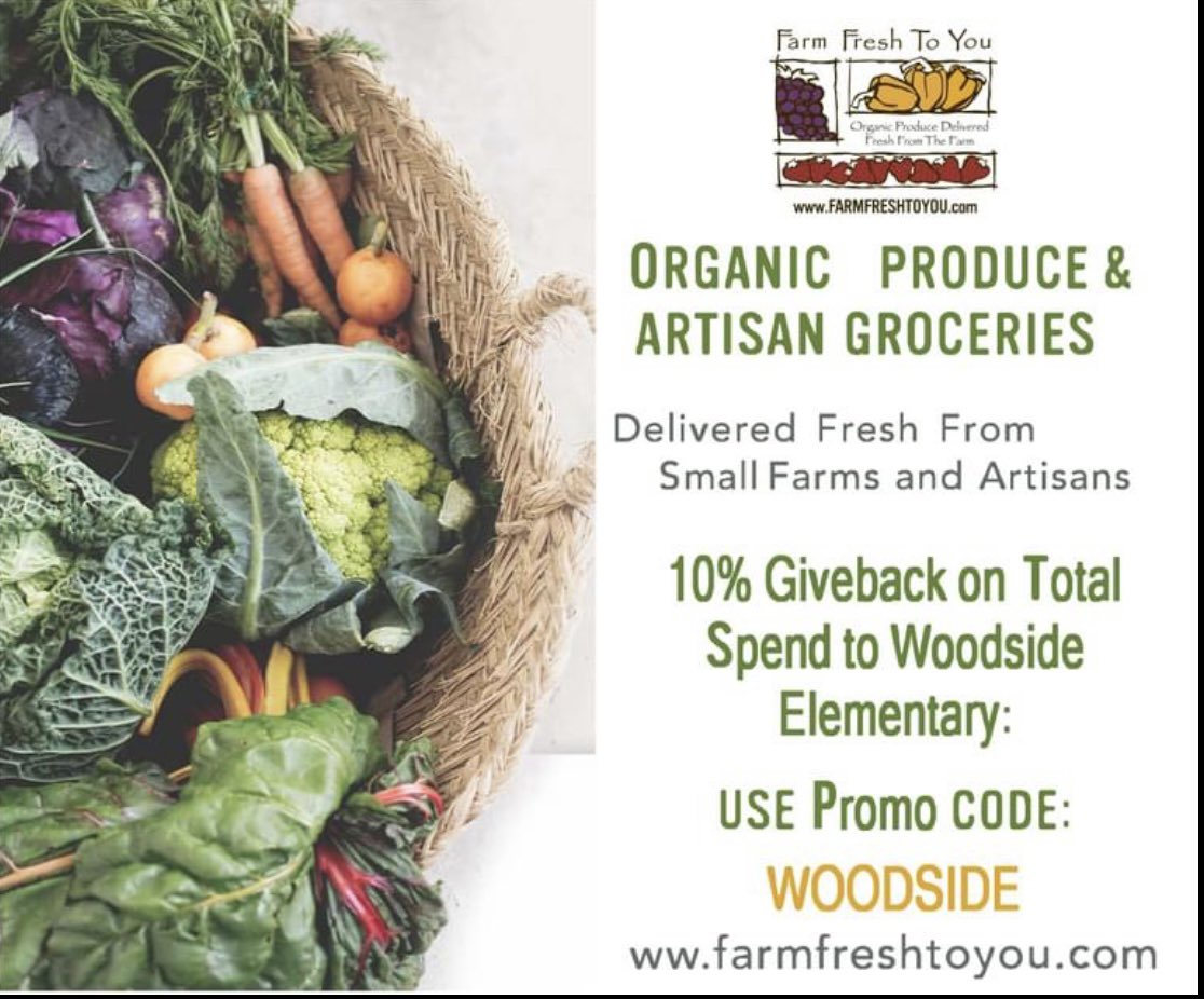 Another mutually beneficial fundraiser—-Hellofresh!! Check out the WoodsidePFC Facebook page for full details before signing up!