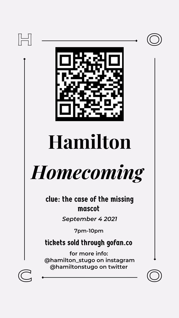 Hamilton Stugo on Twitter "‼️HOCO TICKETS‼️ Purchase tickets for