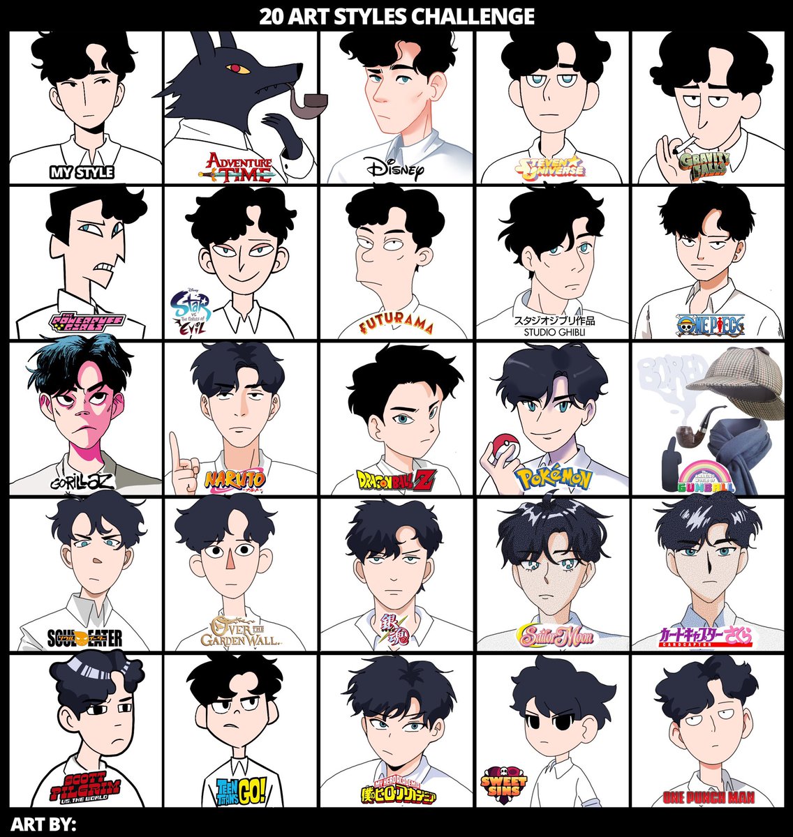 minor_221B's tweet photo. 셜록으로 20 스타일 챌린지

#20artstylechallenge #SHERLOCK https://t.co/Ppo4DmSemj