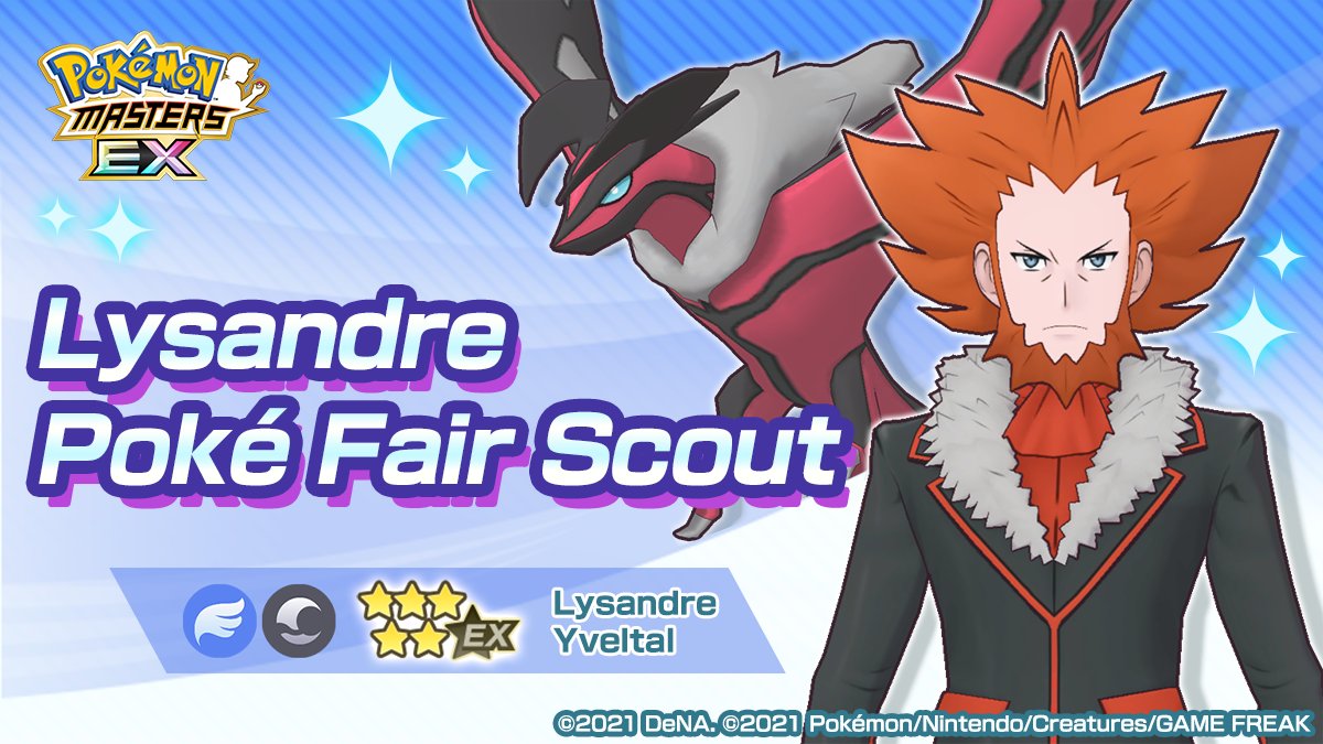 378. Lysandre Poké Fair Scout!5 ★ Lysandre & Yveltal are featured in th...