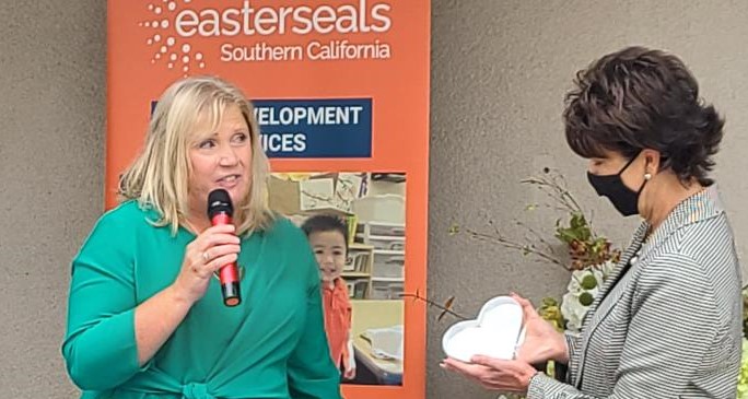 First5CA's tweet image. Wonderful event by @ccresourcectr @EastersealSoCal for @SenatorLeyva. As a true @First5CA #ChampionforChildren, Senator Leyva was honored with CCRC&apos;s HEART award for spending 3+ years fighting for child care reimbursement #ratereform.