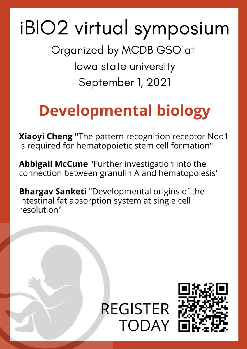 Check out these fantastic talks lined up for the #ibio2 virtual symposium! Researchers from all universities can register! forms.gle/VL2Bi81JUwr9xf…
Please RT to get the word out!