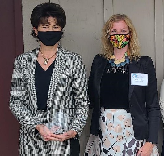 First5CA's tweet image. Wonderful event by @ccresourcectr @EastersealSoCal for @SenatorLeyva. As a true @First5CA #ChampionforChildren, Senator Leyva was honored with CCRC&apos;s HEART award for spending 3+ years fighting for child care reimbursement #ratereform.