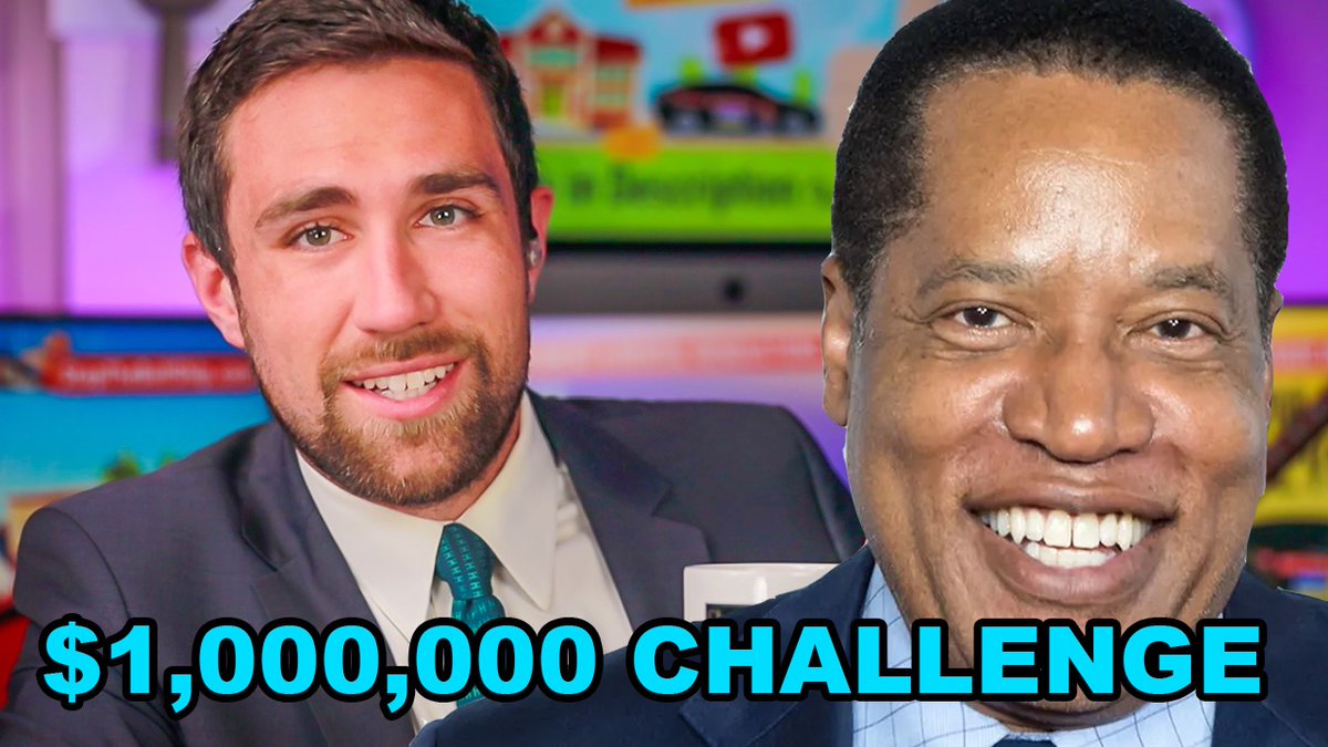 realMeetKevin's tweet image. ****NEW $1-MILLION-DOLLAR CHALLENGE!**** I will donate $1,000,000 to a charity of Larry Elder&apos;s choice in exchange for a 2-hour, live debate/discussion in the next 10 days. Larry Elder: Do you Accept? @larryelder