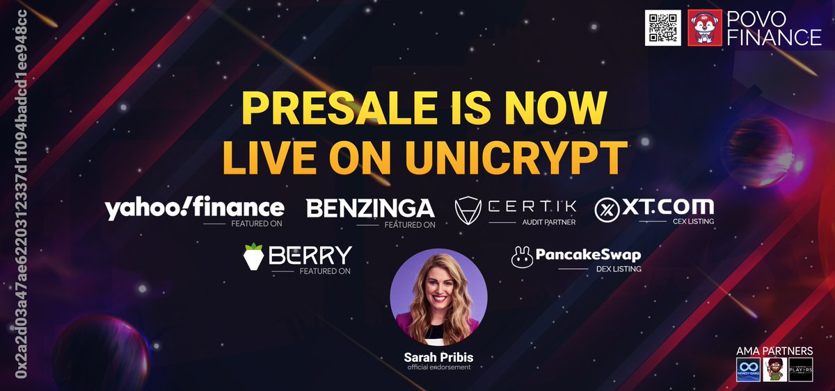 The most awaited Presale of Povo.finance ($POVO) is Live Now! 

Join Presale on UniCryp
app.unicrypt.network/amm/pancake-v2…

$Povo #PovoFin #PovoGames #NFTs #Presale