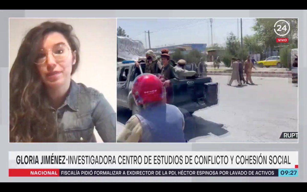 🎙️"Deja una gran amenaza sobre las mujeres. Lo más alarmante es que estamos ante la posibilidad de retroceder décadas de avance en sus derechos", sostiene sobre la situación en Afganistán <a href="/gjimenezmoya/">Gloria Jiménez-Moya</a>, investigadora #COES/<a href="/Psicologia_UC/">Psicología UC</a> ➡ bit.ly/AfgJ