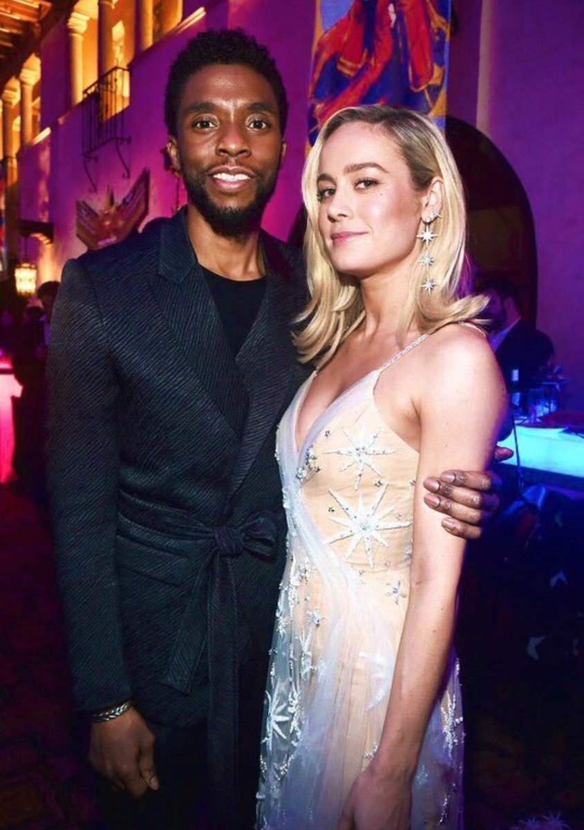RT @CAPTAINLARS0N: brie larson and chadwick boseman on this day https://t.co/TC70DREKXi