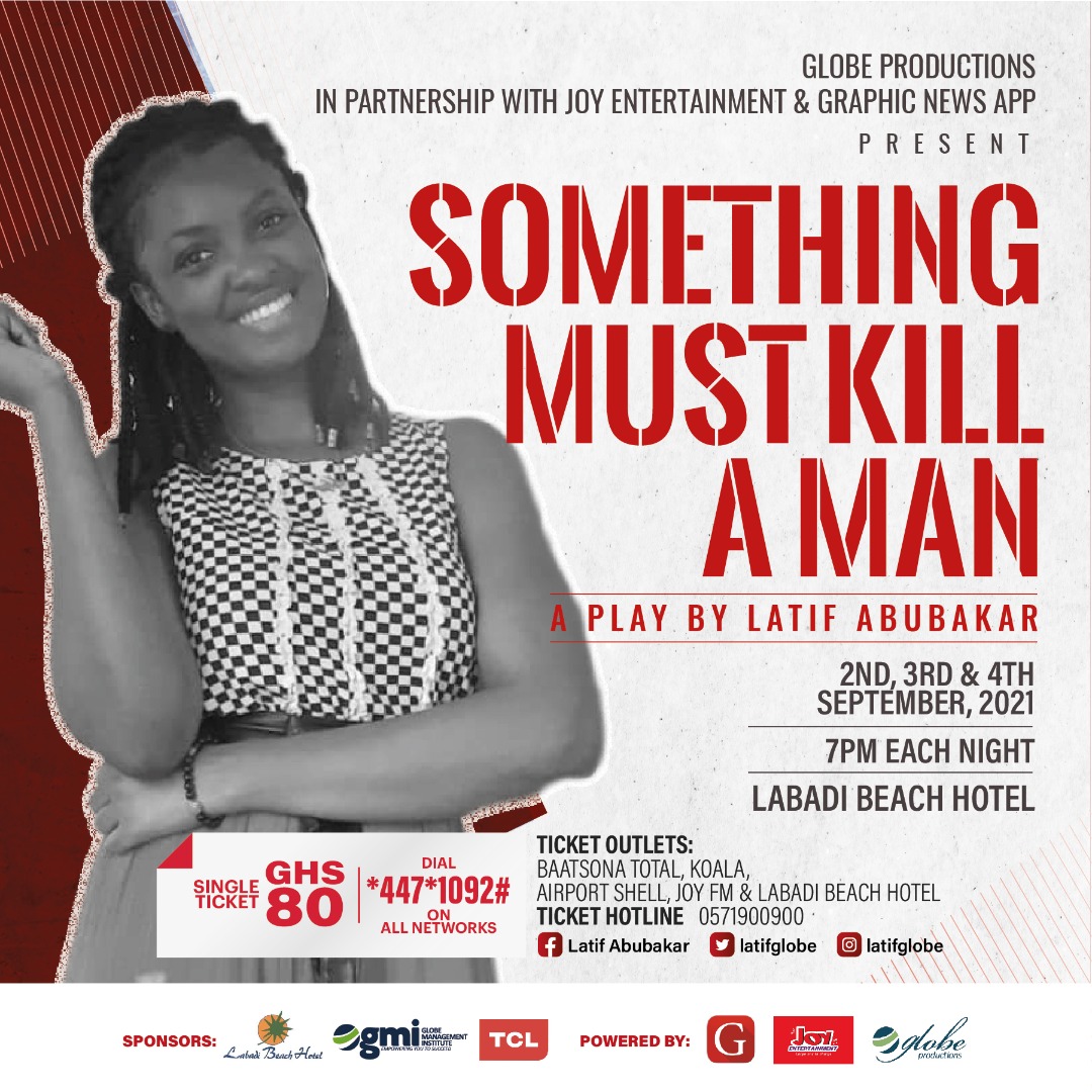<a href="/Latifglobe/">Latif Abubakar</a> Bernice Naa Tele Mensah is one of the actors casted for <a href="/latifglobe/">Latif Abubakar</a>'s #SomethingMustKillAMan 

More details in flyer.