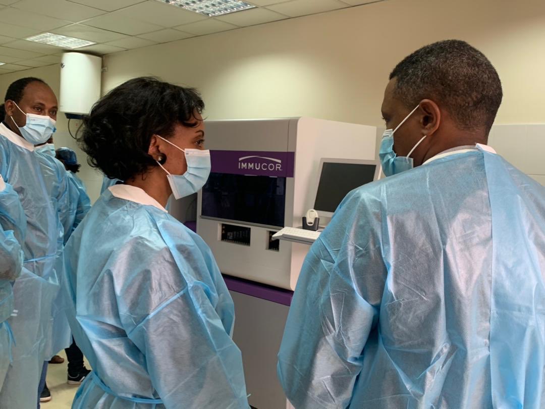 Strengthening the safety of blood and blood products by our blood banks is one of the health sector priorities to ensure quality of care. 
1/3