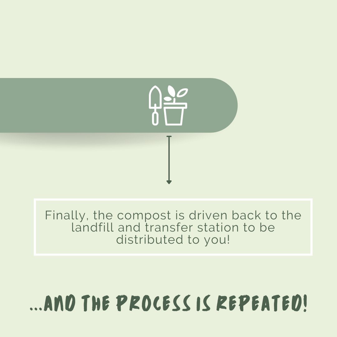 Swipe to see the timeline of how your banana peel becomes compost for your garden and saves the landfill from emitting extra methane! This whole process takes up to only 1 year!
