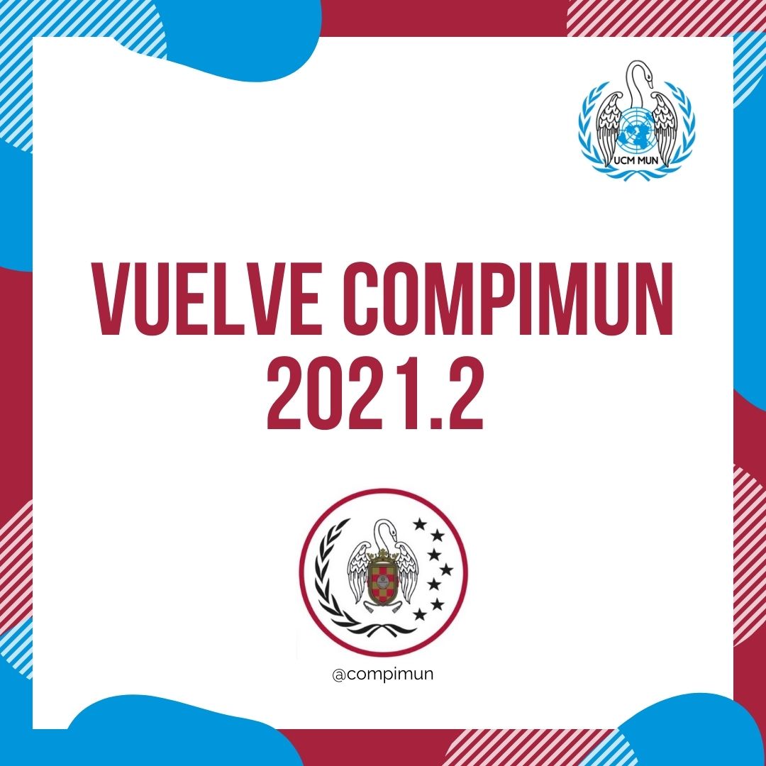 UCMMUN's tweet image. Queridos convecinos, tenemos fecha para Compimun, el modelo que organiza esta, nuestra asociación. 
El modelo se celebrará del 25 al 28 de noviembre.