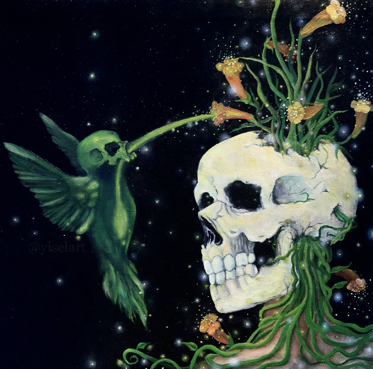 yiselart's tweet image. Ethereal , oil painting.