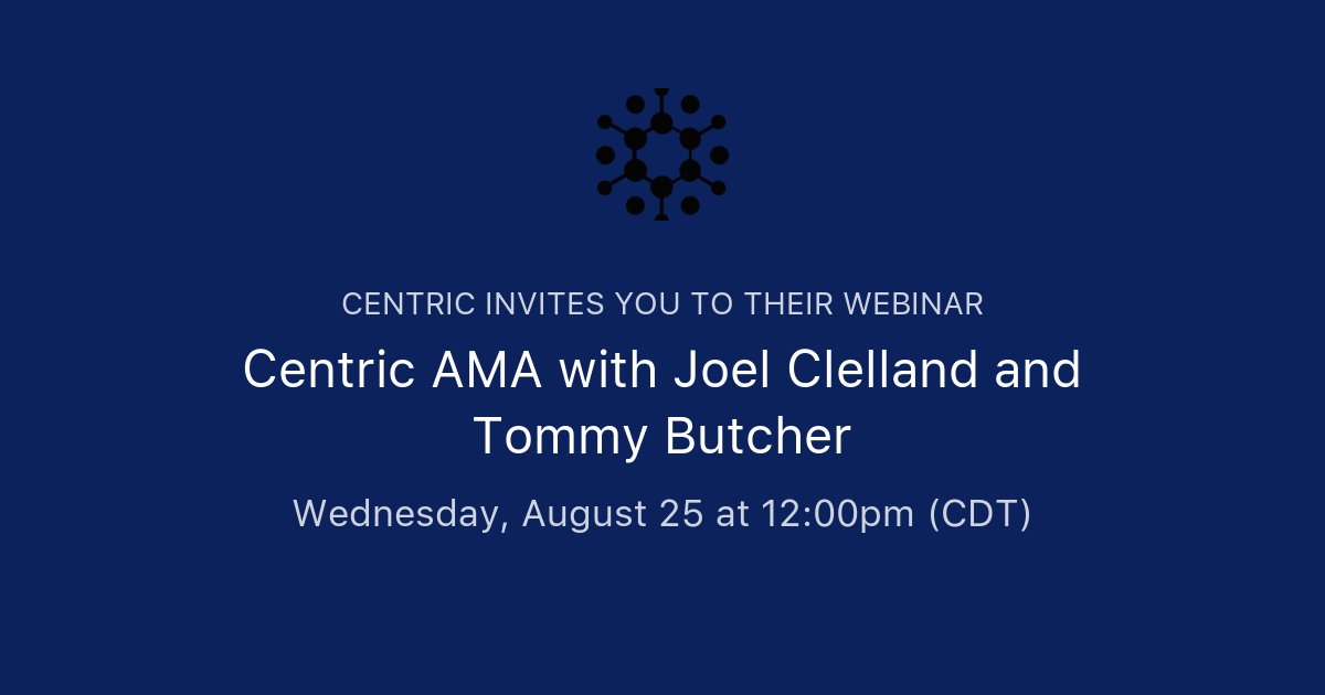 Centric Official tweet media