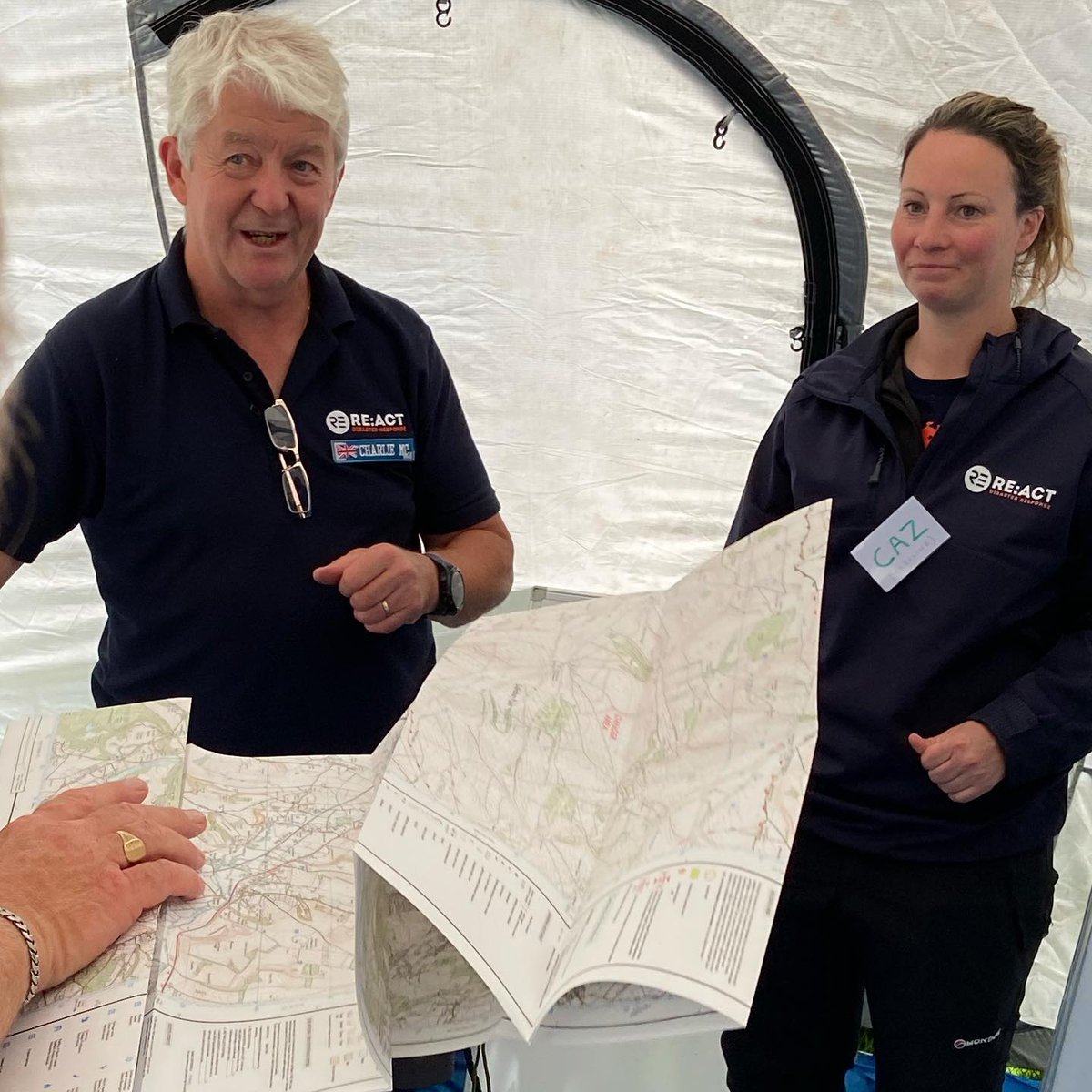 React_Response's tweet image. Fantastic to welcome so many people into the RE:ACT hangar for another weekend of Domestic Responder Training! ⛺️🧡💪👊These are a couple of snaps from the round robin earlier today. 😎