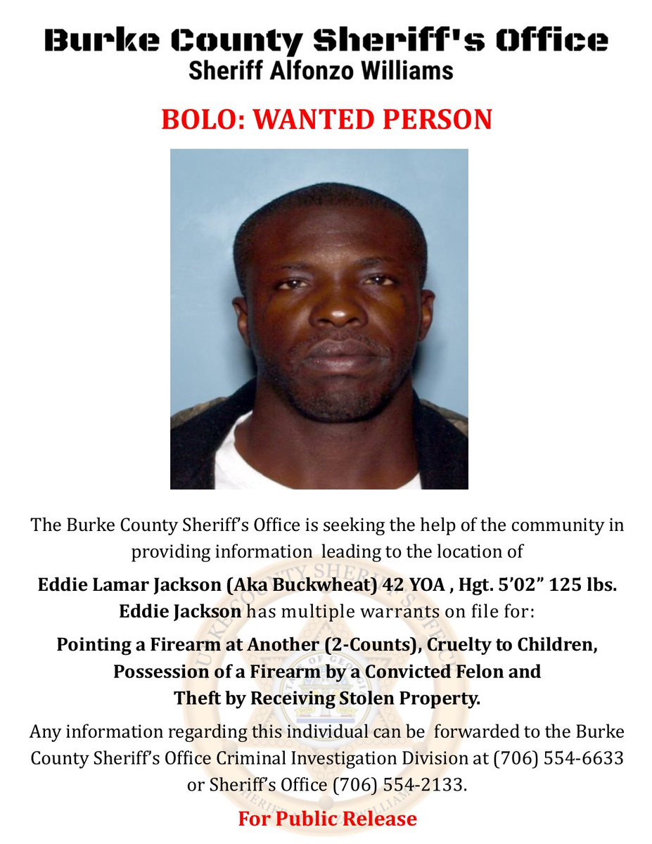 Burke County Sheriff's Office (@sheriffburkega) on Twitter photo 