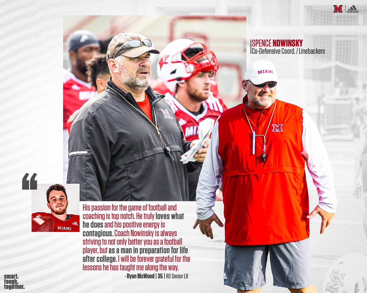 Starting off our Coach’s Spotlight with <a href="/coach_nowinsky/">Spence Nowinsky</a>! 💪💪

It’s more than a game.

#RiseUpRedHawks | 🎓🏆