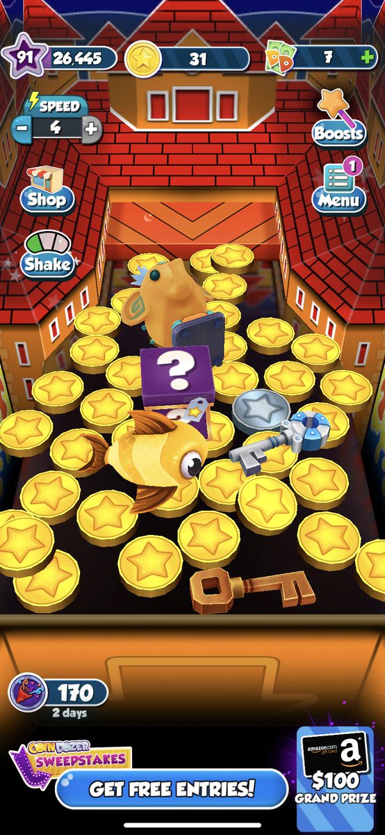 PlagiarizedG's tweet image. In case anyone was wondering. Takes until level 91 to get a coin regen to 31. #CoinDozer