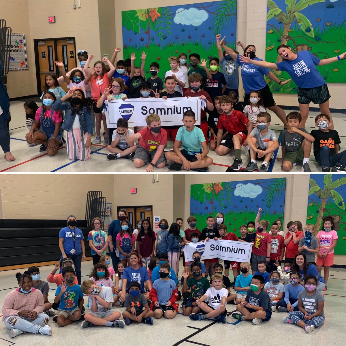 House sorting! 💙 my heart is so full! Welcome new Somnium friends!! #BetterTogether <a href="/AustinElem/">Austin Elementary</a>