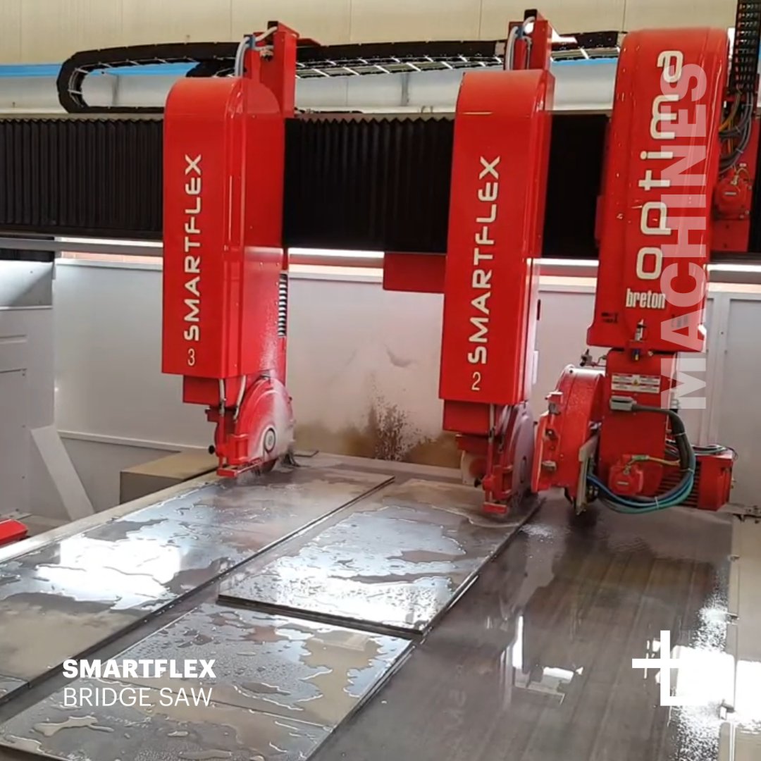 Three spindles and a turning table - the SmartFlex bridge saw is a powerful and precise machine. 

Scale up your production with Breton: ow.ly/JF7N50CVCxI

#cnc #bridgesaw #cncsaw #cncmachine