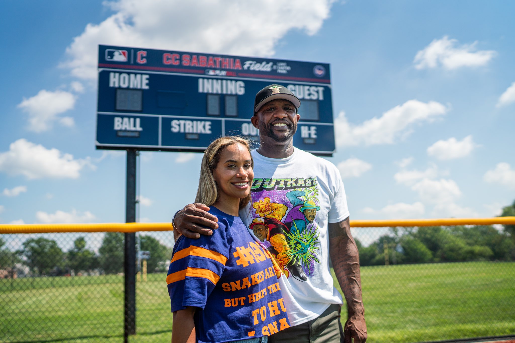 CLE Inspires on X: A special day at the new CC Sabathia Field at