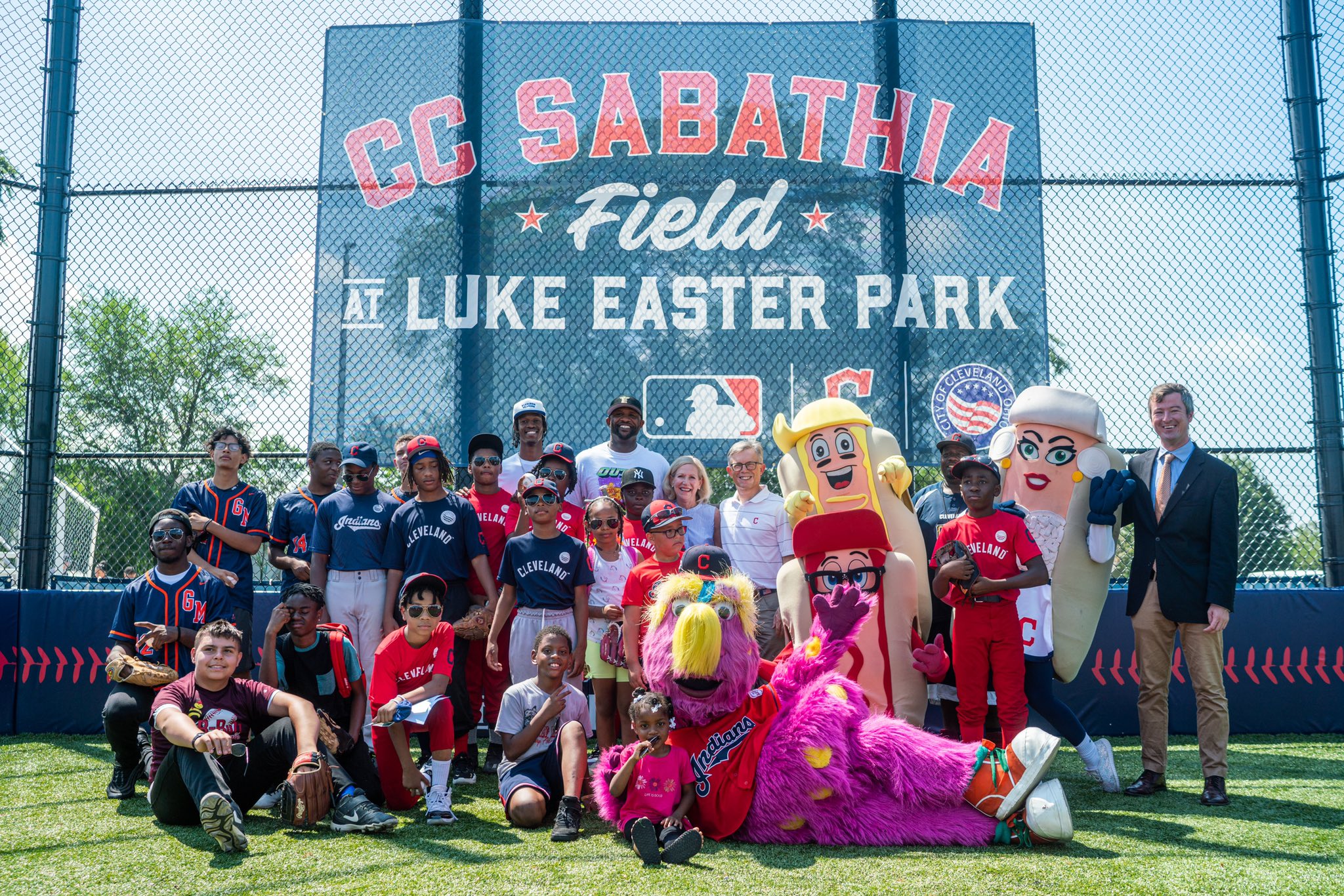 CLE Inspires on X: A special day at the new CC Sabathia Field at