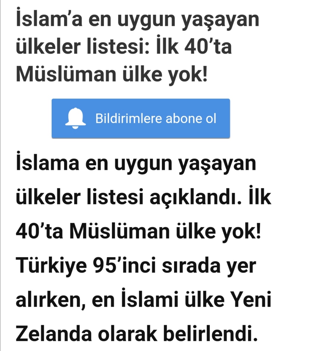 Garip bi durum var.
Hristiyan ülkeler (yönetim olarak), müslüman ülkelerden daha müslümanlar.