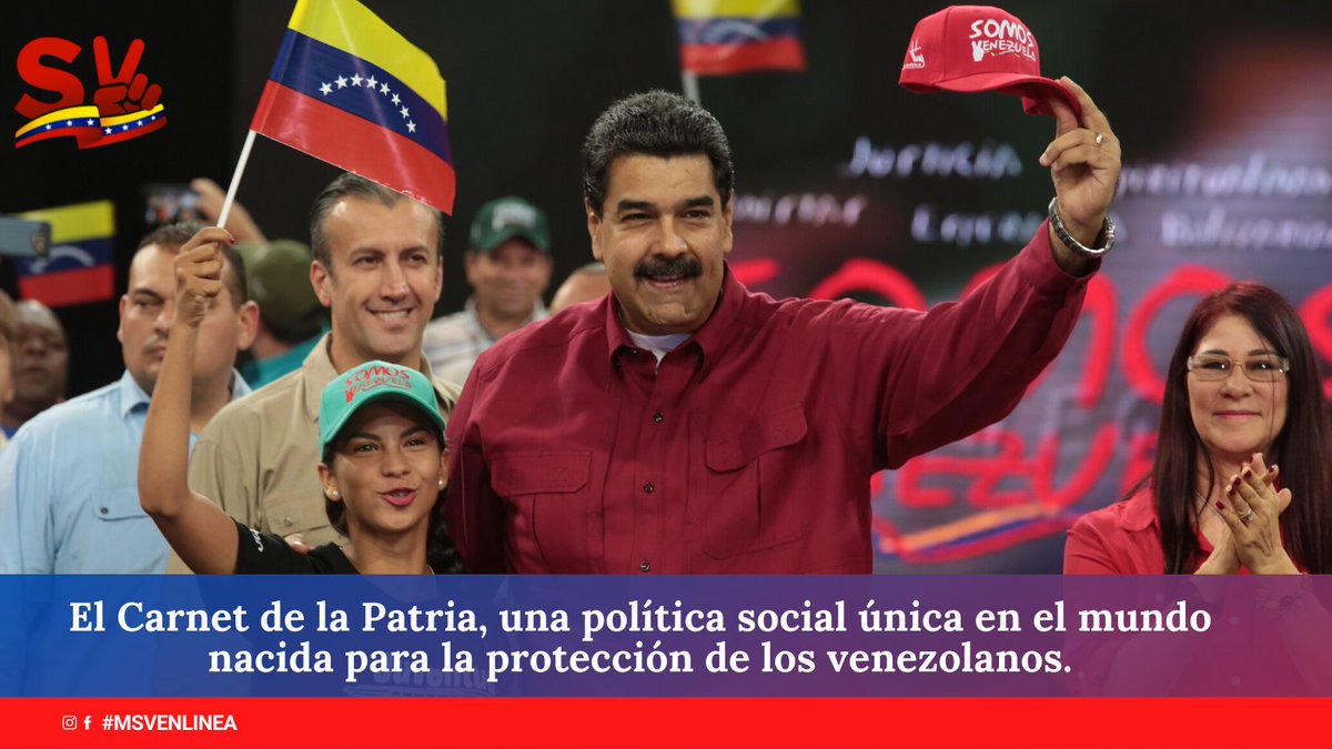 #ULTIMAHORA || Inicia la entrega del estipendio de Movimiento Social Somos Venezuela (Agosto 2021) enviado por nuestro Pdte. <a href="/NicolasMaduro/">Nicolás Maduro</a> a través del Sistema <a href="/CarnetDLaPatria/">Carnet de la patria</a>.

<a href="/MSVEnContacto/">Somos Venezuela | MSVEnContacto</a> #20Ago #VacúnatePorLaVida