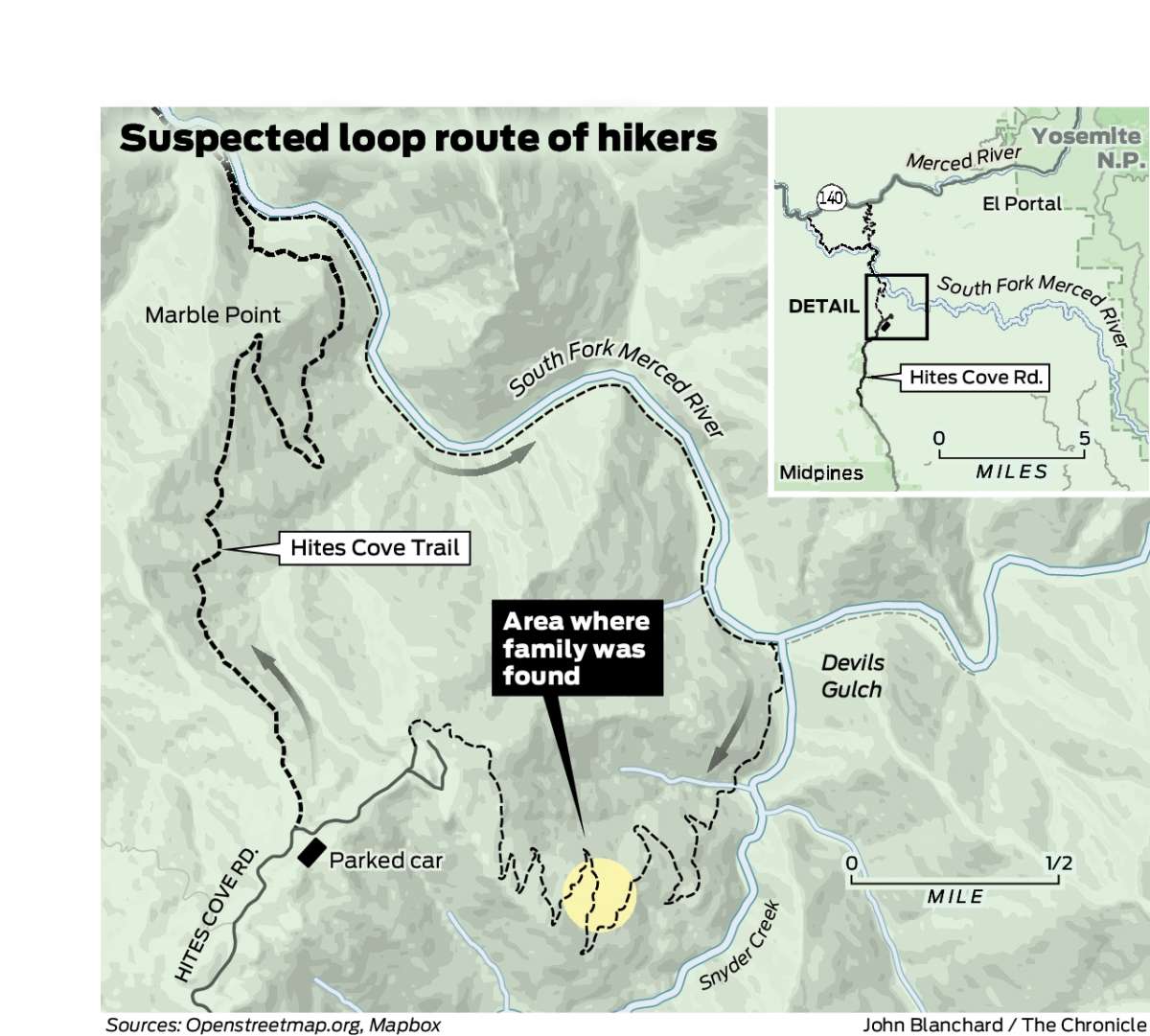 Hites Cove Trail Mariposa County California