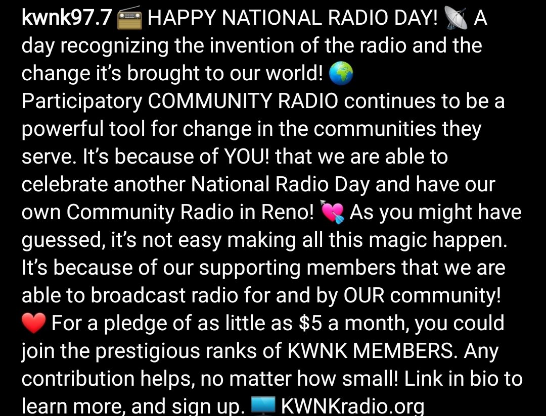 Support community radio! Join KWNK!
