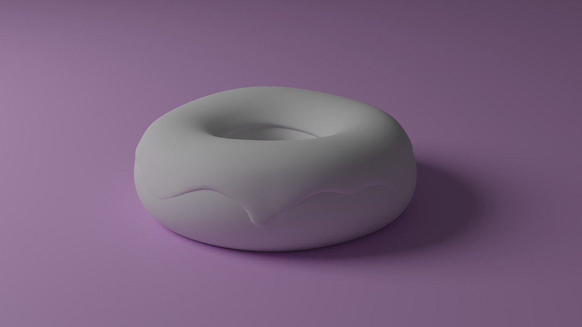 Briziguini's tweet image. first attempt at trying blender