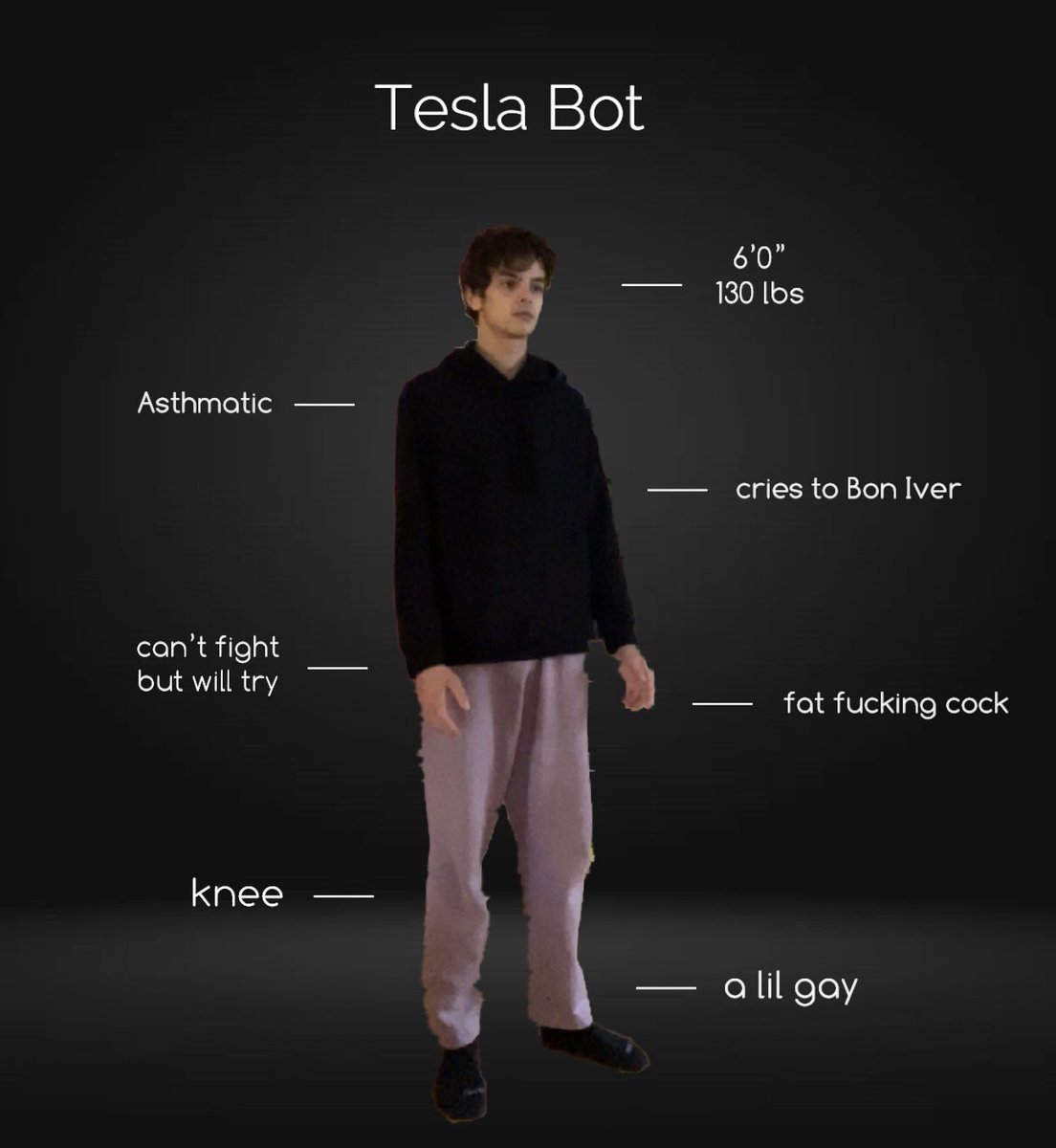 rumen_noodles's tweet photo. BREAKING: Elon Musk has just unveiled the “Tesla Bot” https://t.co/xMNQDFyj8D