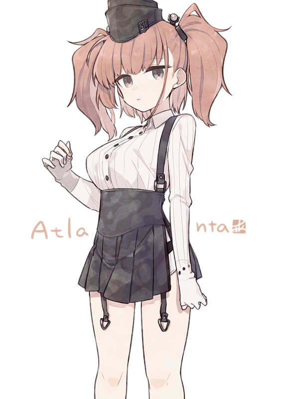 アトランタ(艦これ) 「#過去絵を投げて絵を描いた気になろうキャンペーン 
この辺りの塗り気に入ってるな」|あくのイラスト