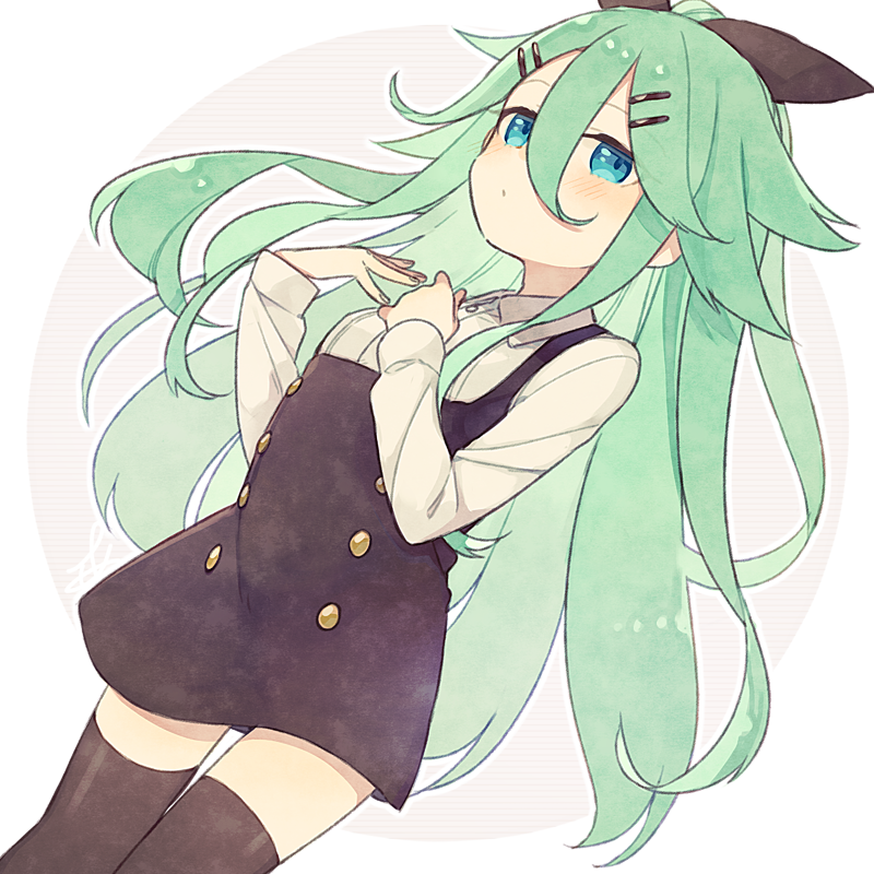 アトランタ(艦これ) 「#過去絵を投げて絵を描いた気になろうキャンペーン 
この辺りの塗り気に入ってるな」|あくのイラスト