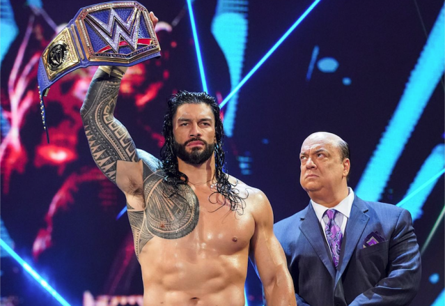 BRWrestling's tweet image. Roman Reigns says he will leave WWE if he loses to John Cena at #SummerSlam