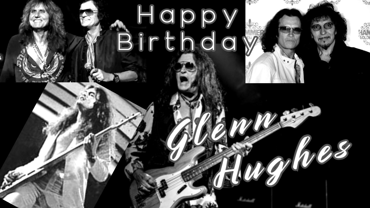 Happy Birthday Glenn Hughes (70) August 210th, 1951  