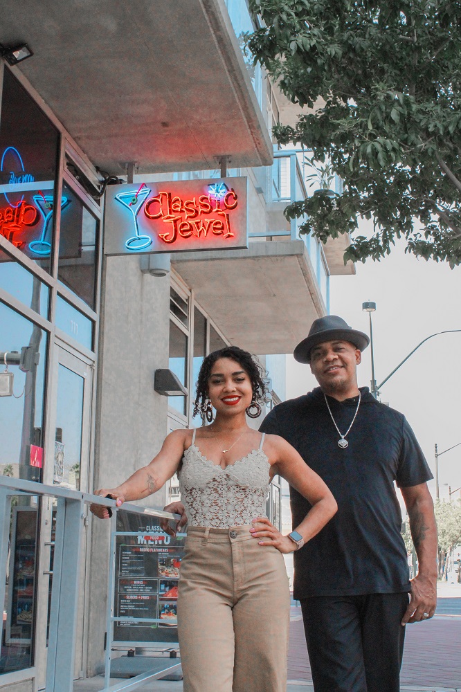 We're delighted to have Ryan Brown serve as #DTVAlliance board secretary as well as for her role as a successful business owner in #DTLV! Ryan owns <a href="/ClassicJewelLV/">Classic Jewel LV</a> at <a href="/JuhlLV/">Juhl Las Vegas</a>. The bar opened in 2015 &amp; has enhanced the local scene as a cultural, community hub. #BlackBusinessMonth
