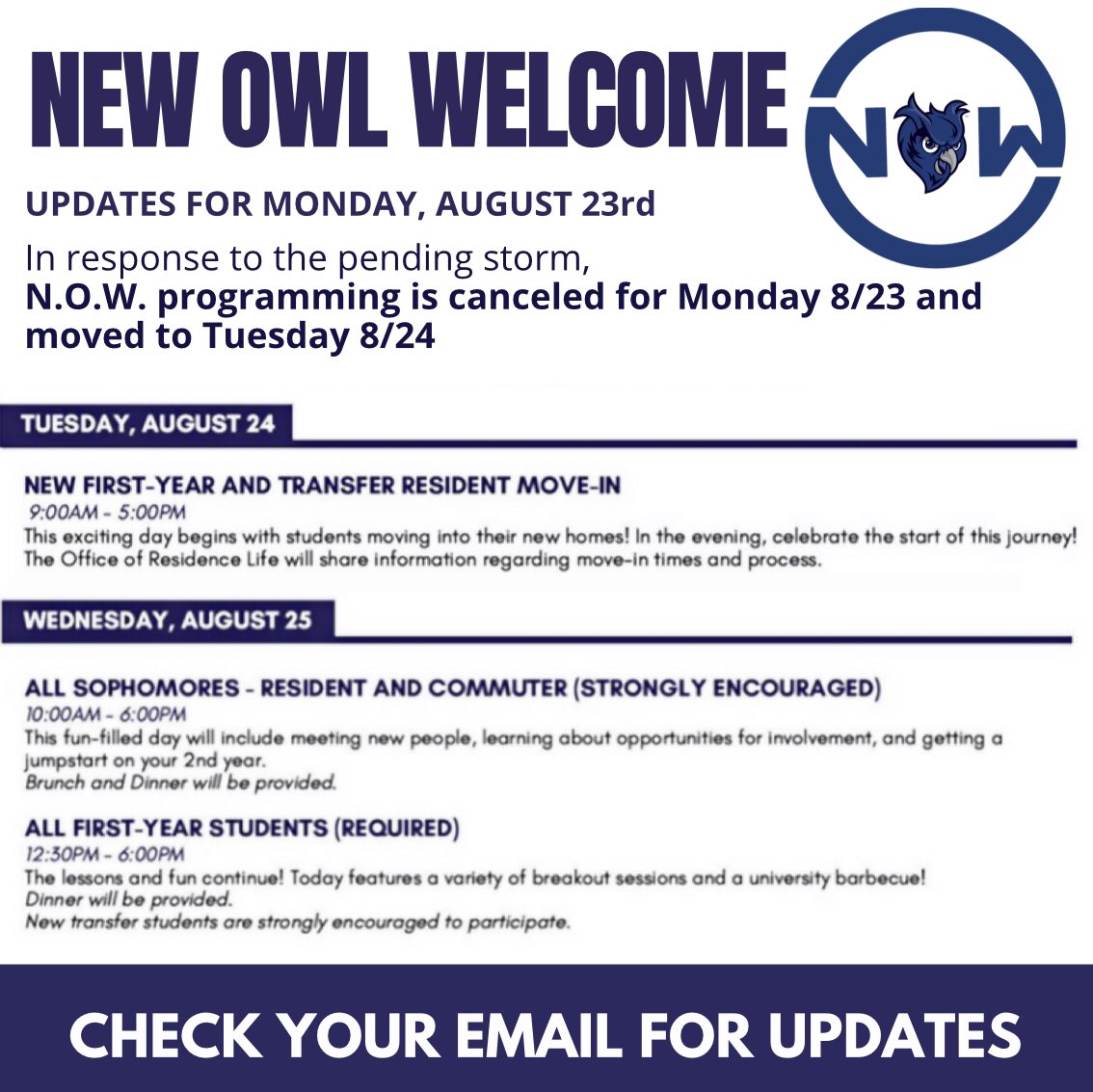 SCSU Orientation, Transition, & Family Engagement tweet media