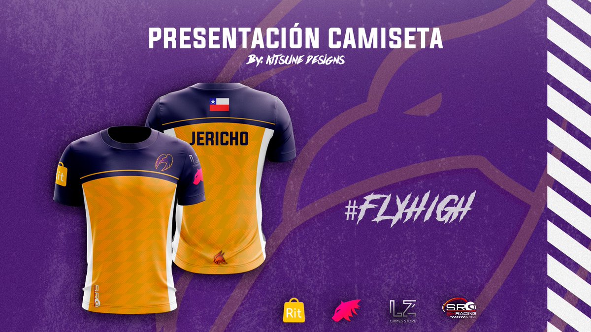 Tenemos camiseta oficial! Le damos las gracias a <a href="/DesignsKitsune/">Kitsune Designs</a> por este genial diseño que nos acompañara!

Sponsors: @naxinthehouse rit.cl simracing_chile lz_gamesstore

#simracing #iracing #esports #latam #chile #followme #wildrift #granturismo #f1esports