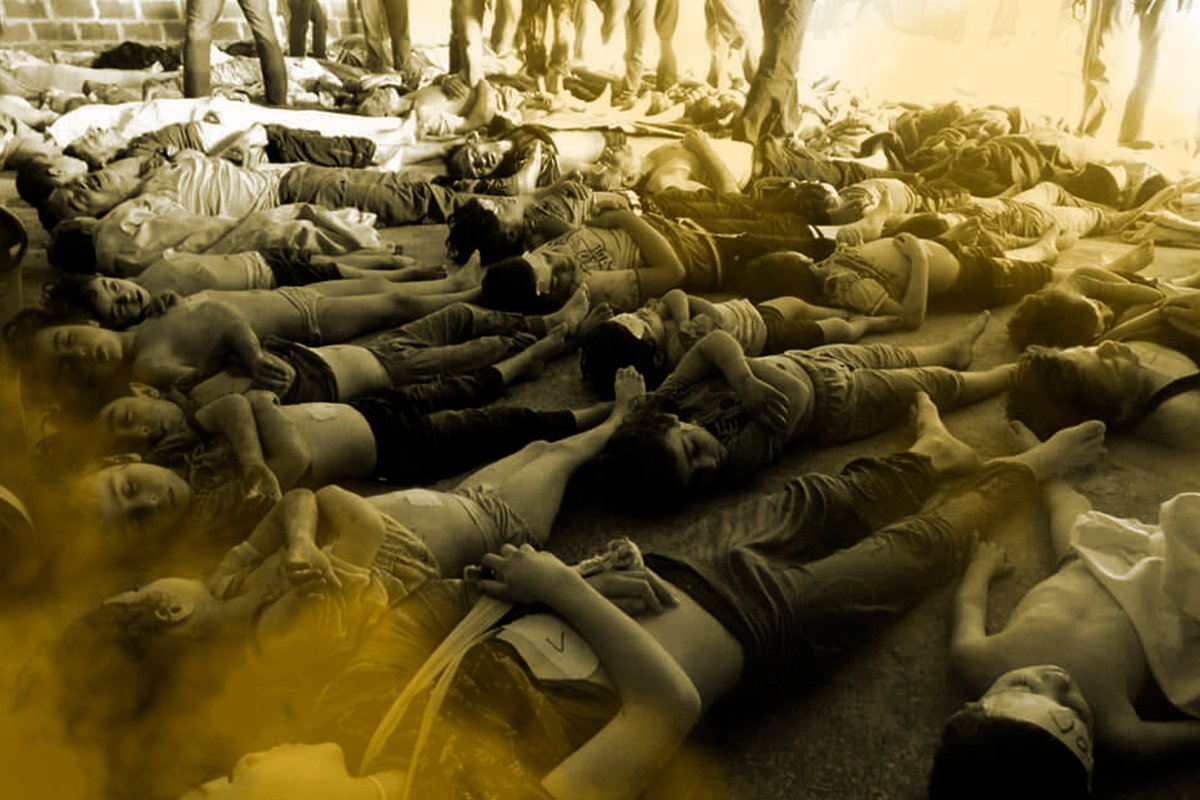 Eight years ago this day, people were sleeping and never woke up. 1,400 people suffocated to death, most of them children and women in Eastern Ghouta. The chemical massacre was carried out by the regime.
#DoNotSuffocateTruth
