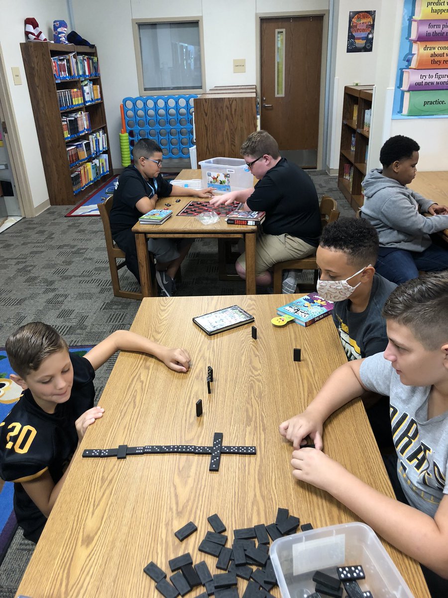 MorganALambert's tweet photo. First Day in the library for my 6th graders!  Lots of reading and fun games were played!! @CISDWalker @OfficialCISD https://t.co/ljKl7GKF04