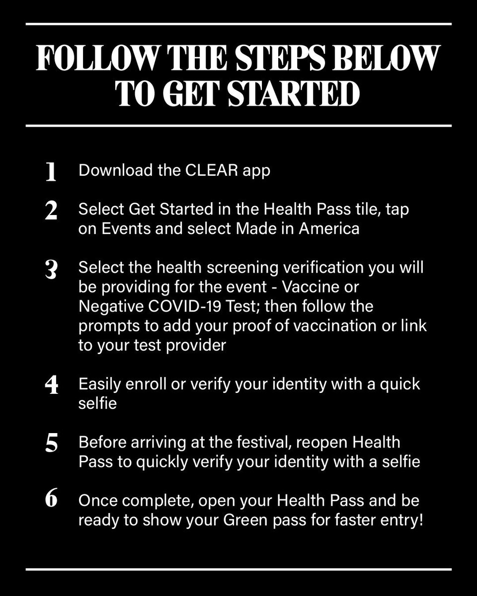 MIAFestival's tweet photo. We are excited to partner with CLEAR’s Health Pass for COVID-related health checks. The free app will be used to perform all mandatory vaccine/testing validations for entry to MIA 2021 via CLEAR Express Lanes. Download the app now to get your Health Pass https://t.co/fWqIbx2XeM https://t.co/6CxGiSqfBg
