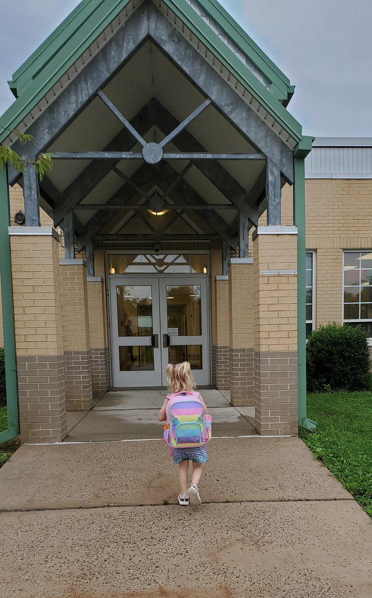 With a hop skip and a jump my first baby starts Kindergarten 🧡🖤🤍