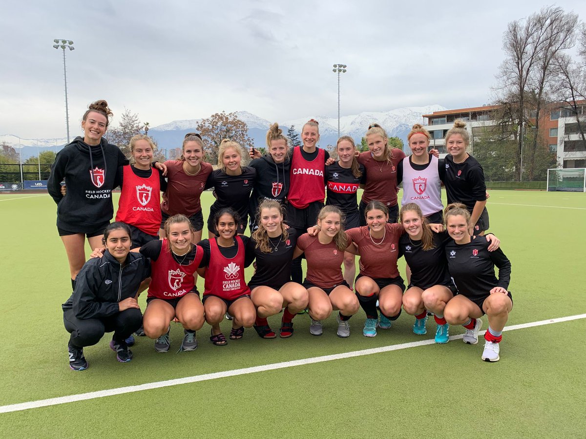 FieldHockeyCan's tweet photo. Team Canada is ready to go!! The Junior Women's National Team opens the JPAC tournament tomorrow, Aug. 21, against Uruguay at Noon Eastern Time. Go Canada Go!! 

STREAM LIVE: https://t.co/BfoQTFFrrF

#panamhockey #teamcanada #JPAC2021 https://t.co/qabykx5ogh