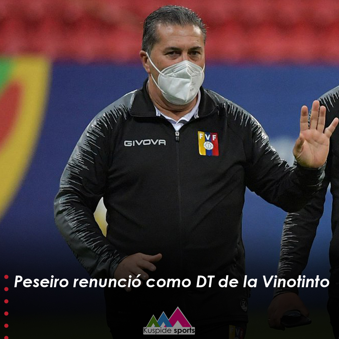 KuspideSports's tweet photo. José Peseiro a pesar de su buena disposición en la pasada Copa América, este viernes, por escrito, presento su renuncia como director técnico de la selección de Venezuela 

#kuspidesports #deporte #futbol #focus #maracaibo https://t.co/4AKlgR85sn